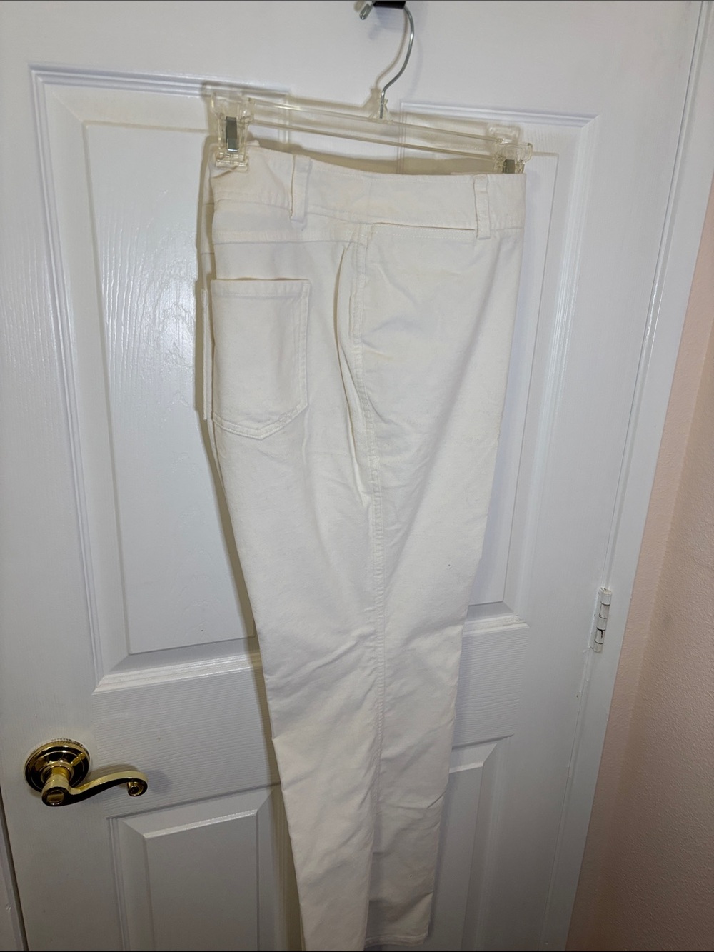 Style & Co White Straight Leg Pants